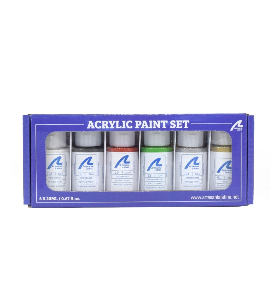 ARTESANIA LATINA 277PACK27 Zestaw farb akrylowych 6x20 ml - Bluenose II &amp; Cutty Sark