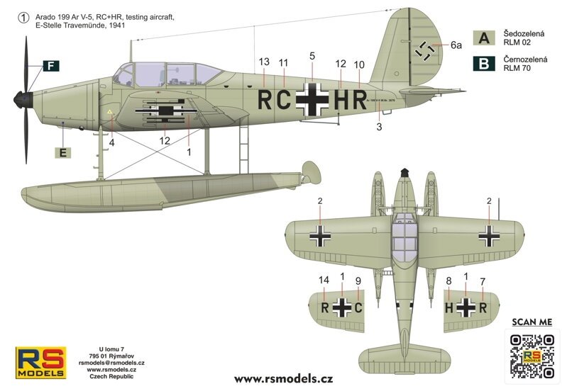 RS Models 94006 Arado Ar 199 V5 1/72 – Bild 6