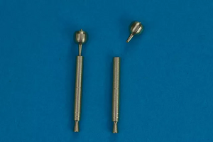 RB Model 48AB07 Barrel endings for 20mm automat cannon MG FF &amp;amp; MG FF/M 1/48 – immagine 3