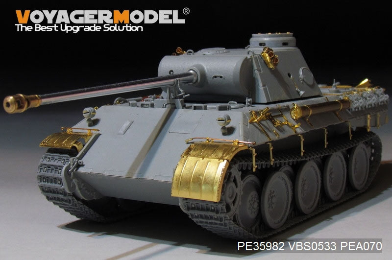 Voyager Model PE35982 WWII German Panther D Tank Early version Basic For TAKOM 2103 1/35 – immagine 10