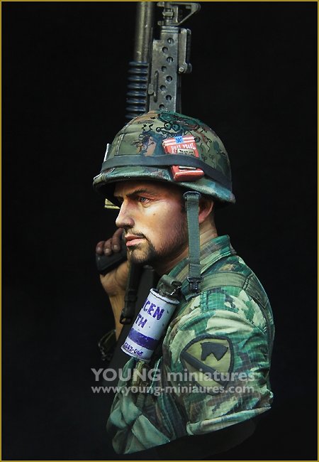 Young Miniatures YM1866 US 1st Cavalry Div Vietnam 1970 1/10 – immagine 3