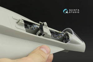 Quinta Studio QD32100 F/A-18F late / EA-18G 3D-Printed &amp;amp; coloured Interior on decal paper (Trumpeter) 1/32 – Bild 12