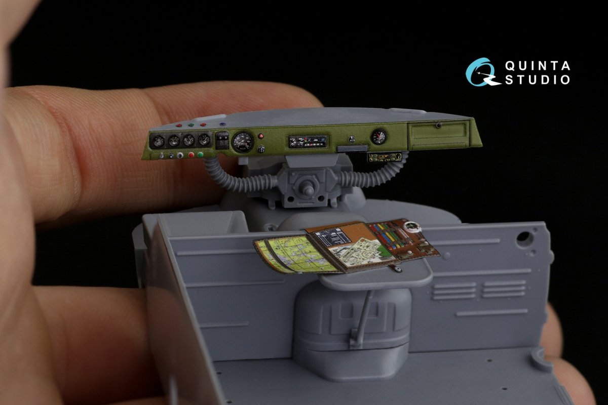 Quinta Studio QD35040 UAZ-452 3D-Printed &amp;amp; coloured Interior on decal paper (Zvezda) 1/35 – immagine 3
