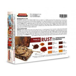 Lifecolor SPG03 Pigments and colours Rust 6x22ml – Bild 2