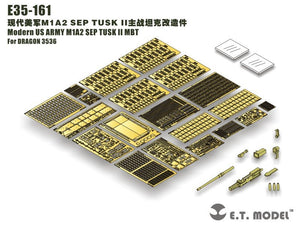 ET Modèle E35-161 Char de combat principal M1A2 SEP TUSK II de l&amp;#39;armée américaine moderne (pour DRAGON 3536) (1/35)
