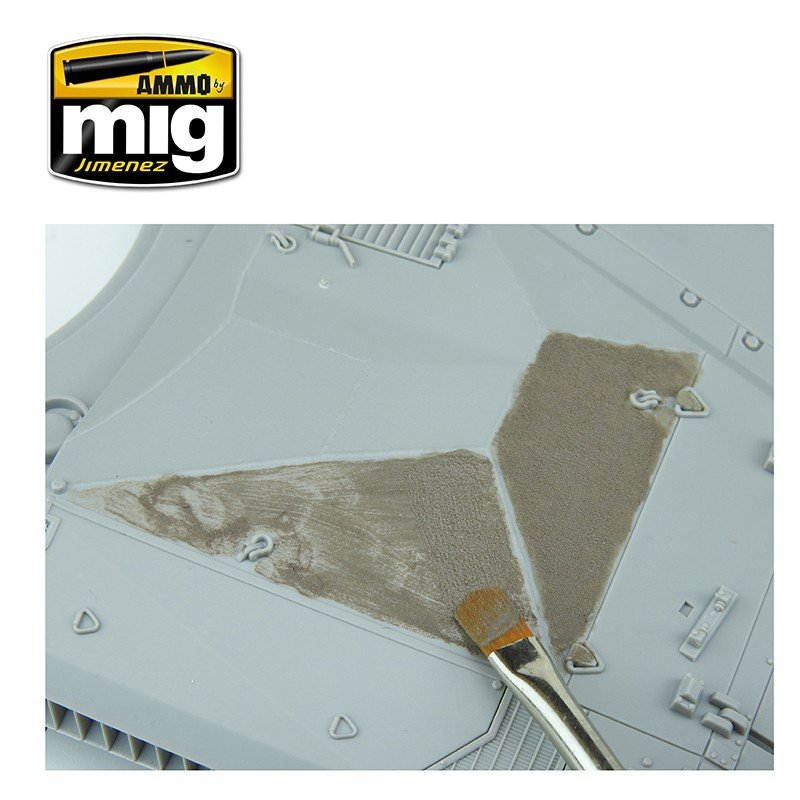 Ammo of Mig 2035 ANTI-SLIP PASTE - BROWN COLOR FOR 1/35 – immagine 9