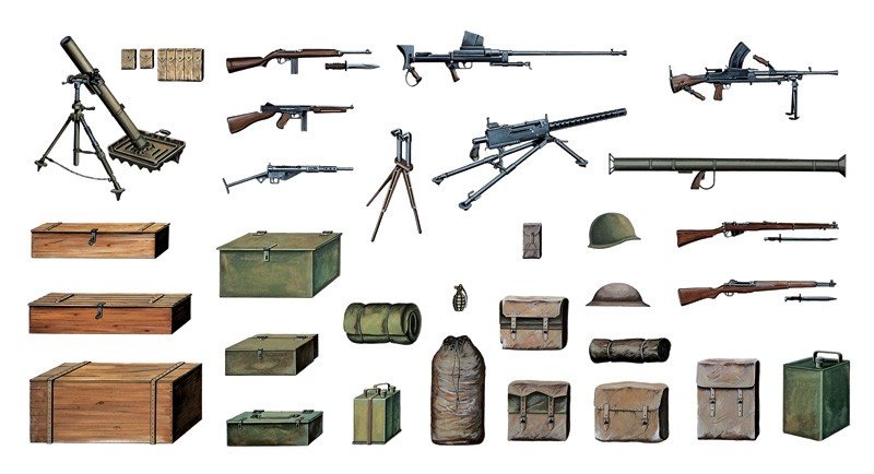 Italeri 0407 Accessoires et armes (1/35)