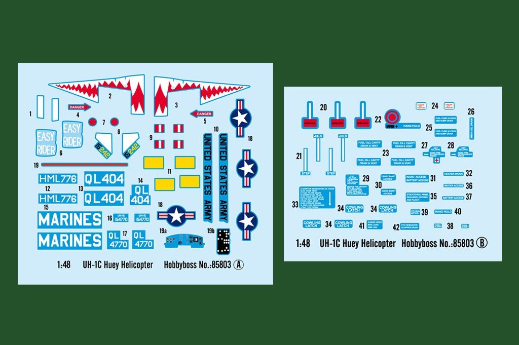 Hobby Boss 85803 UH-1C Huey Helicopter 1/48 – Bild 4