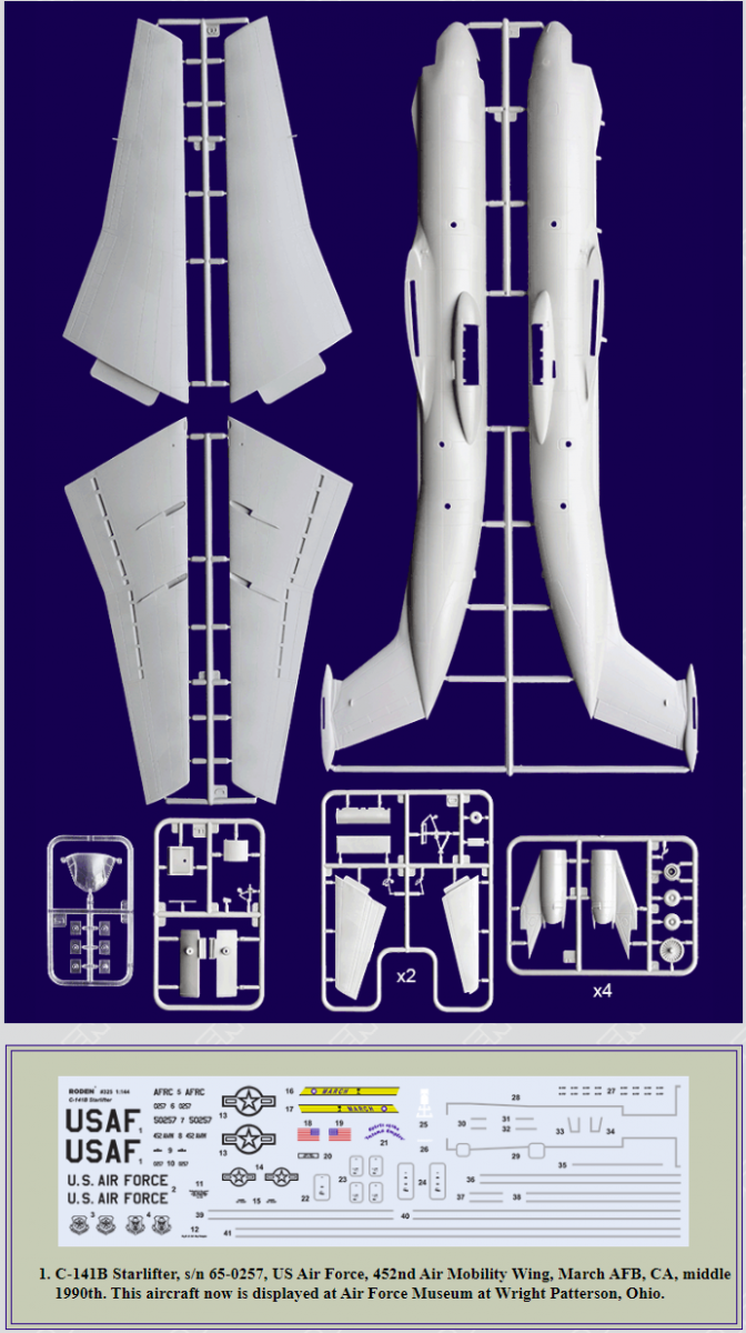 Roden 325 Lockheed C141 B Starlifter 1/144 – immagine 2
