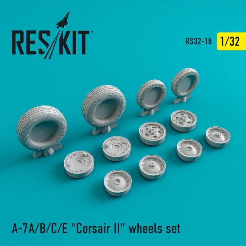 RESKIT RS32-0018 A-7 "Corsair II" (A/B/C/E) wheels set 1/32
