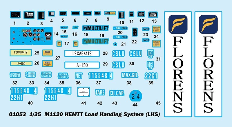 Trumpeter 01053 M1120 HEMTT Load Handing System (LHS) 1/35 – image 3