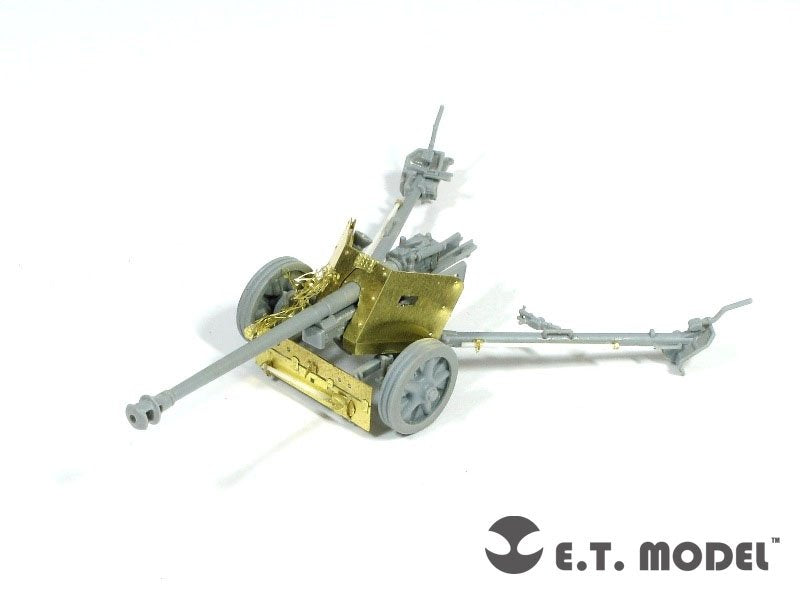 E.T. Model E72-025 WWII German 7.5cm Pak 40 Anti-Tank Gun For DRAGON Kit 1/72 – immagine 3