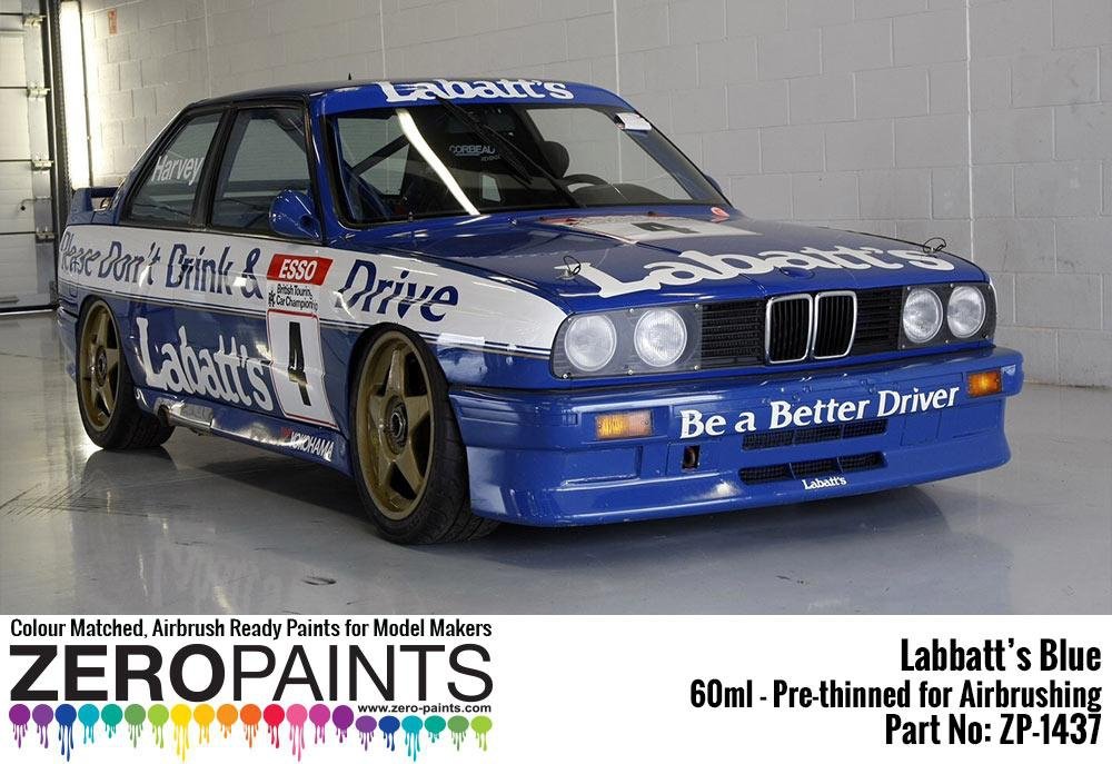 Zero Paints ZP-1437 - Labatt&amp;#39;s Blue Paint (BMW M3, Ford Sierra RS500 Cosworth) 60ml – zdjęcie 2