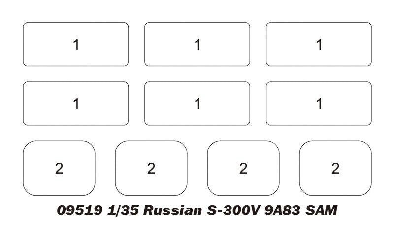 Trumpeter 09521 Russian S-300V 9A85 SAM 1/35 – immagine 17