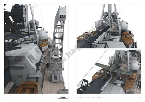 Kagero 16032 The German Cruiser Admiral Hipper EN – immagine 4