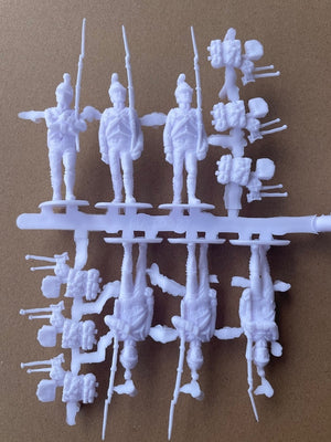 Hat 9326 Napoleonic Austrian Line Infantry - Marching (18 figures) 1/32