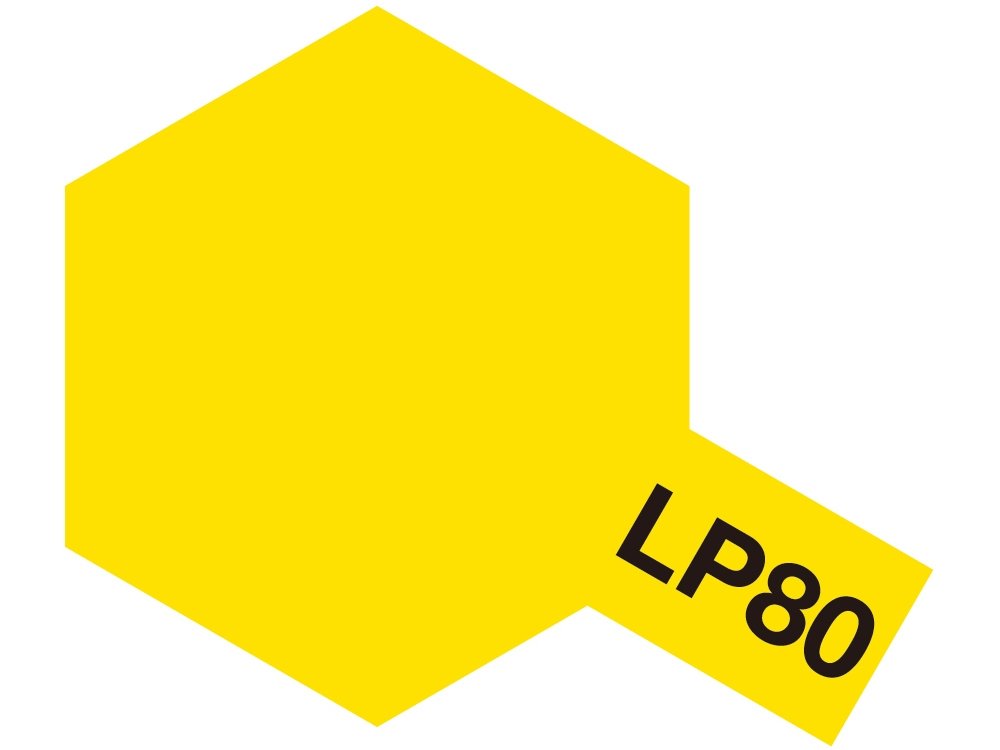 TAMIYA 82180 LP-80 Flat Yellow 10ml – zdjęcie 2
