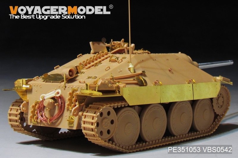 Voyager Model PE351053B WWII German Sd.Kfz.138/2 Hetzer Tank Destroyer Late Version (B ver include Gun Barrel) For ACADMY 13230/13277 1/35 – immagine 5