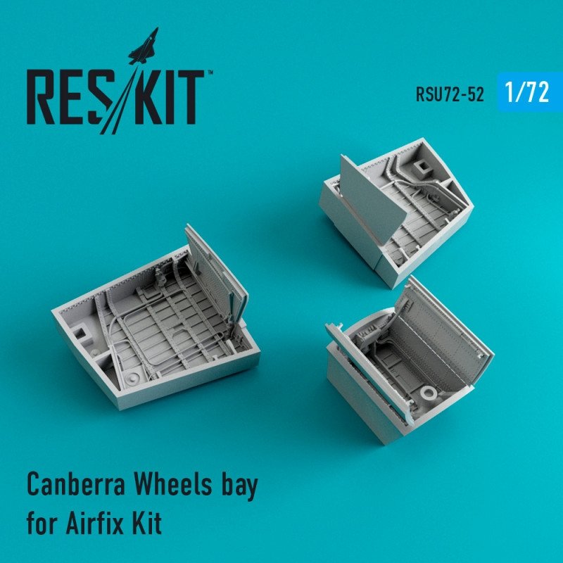 RESKIT RSU72-0052 Canberra Wheels bay for for Airfix 1/72