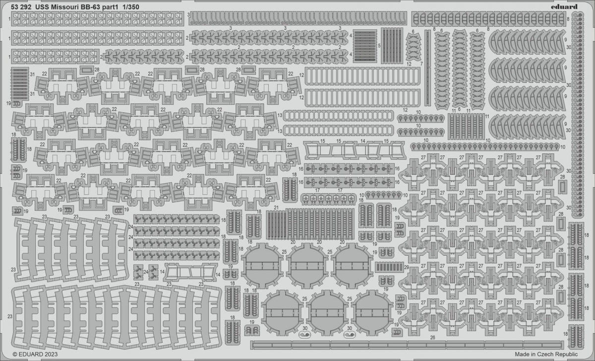 Eduard BIG5368 USS Missouri BB-63 Hobby Boss 1/350 – Bild 2