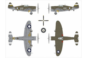 Dora Wings 48055 P-47C-2 Thunderbolt 1/48 – imagen 10