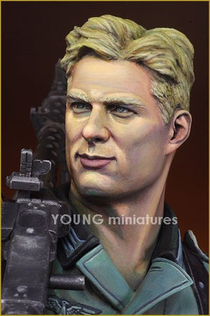 Young Miniatures YM1829 GERMANMG34 GUNNER 1941 1/10 – zdjęcie 7