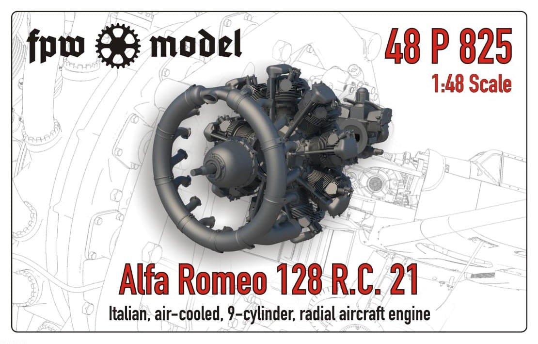 FPW Modèle 48P825 Alfa Romeo 128 RC 21 1/48