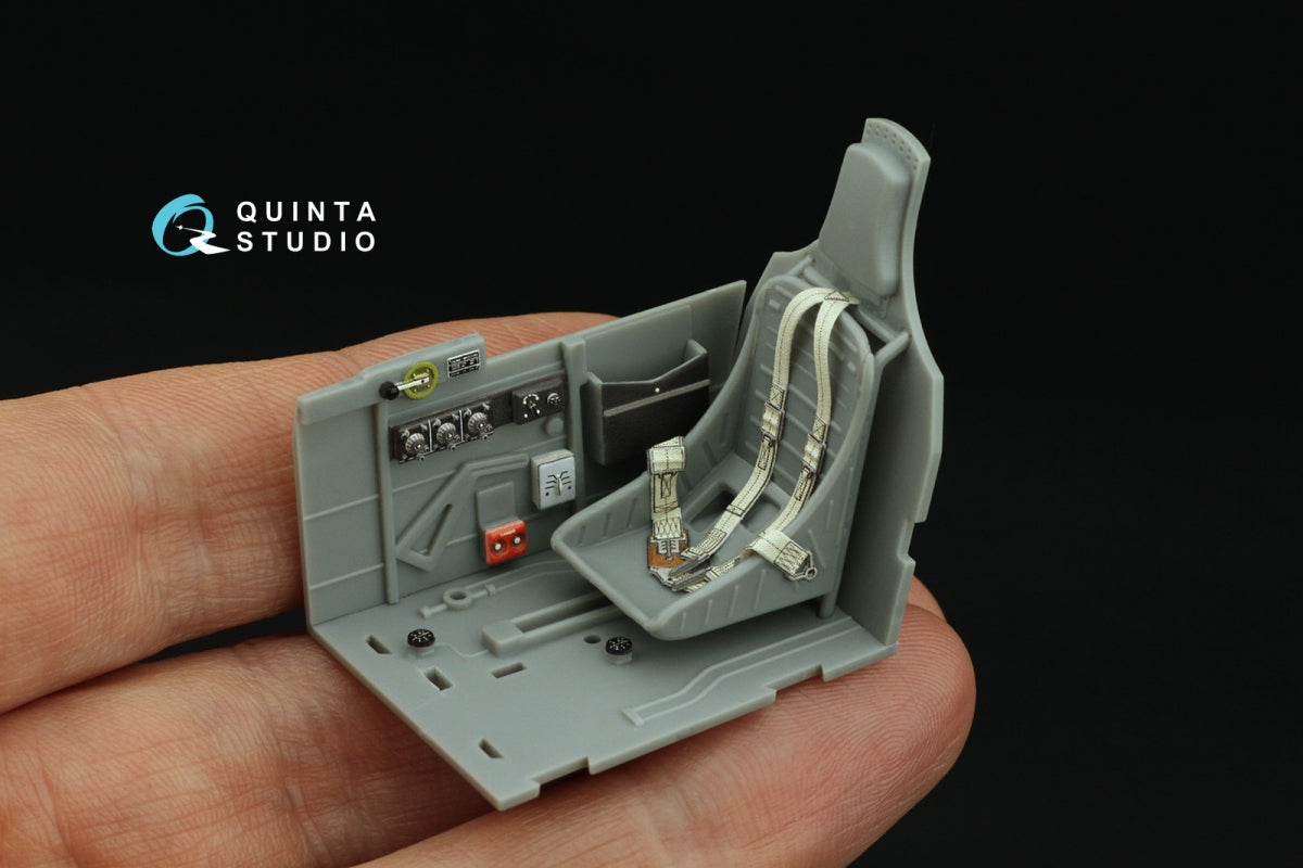 Quinta Studio QD32208 P-40F WarHawk 3D-Printed coloured Interior on decal paper (Trumpeter) 1/32 – immagine 7