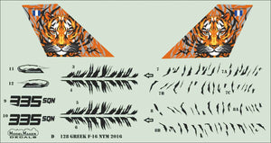 ModelMaker Decals D48128 Greek F-16 Nato Tiger Meet 2016 1/48 – immagine 4