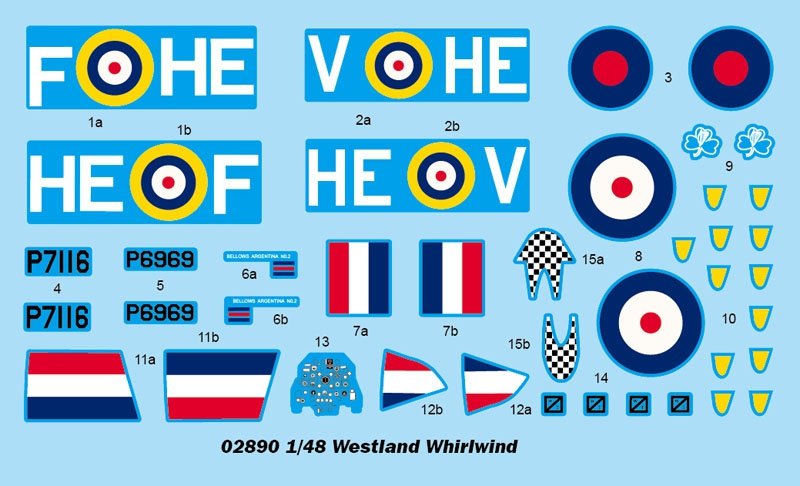 Trumpeter 02890 Westland Whirlwind 1/48 – immagine 4