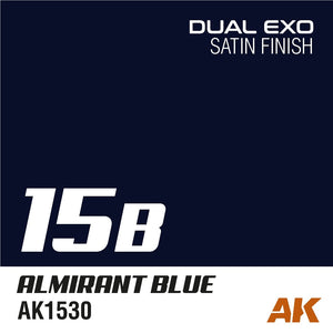 AK Interactive AK1559 DUAL EXO SET 15 – 15A ULTRA BLUE &amp;amp; 15B ALMIRANT BLUE – immagine 3