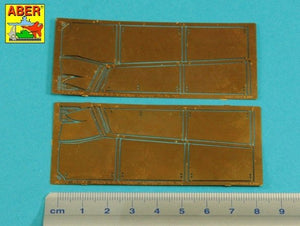 Aber 48054 Jagdtiger Sd.Kfz. 186 – osłony boczne / Side skirts for Jagdtiger Sd.Kfz. 186 1/48 – immagine 3