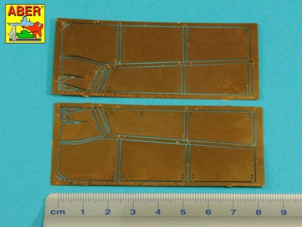 Aber 48054 Jagdtiger Sd.Kfz. 186 – osłony boczne / Side skirts for Jagdtiger Sd.Kfz. 186 1/48 – immagine 3
