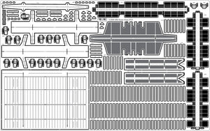 Pontos 35005F1 USS CV-14 Toconderoga 1944 Detail Up Set 1/350 – immagine 20