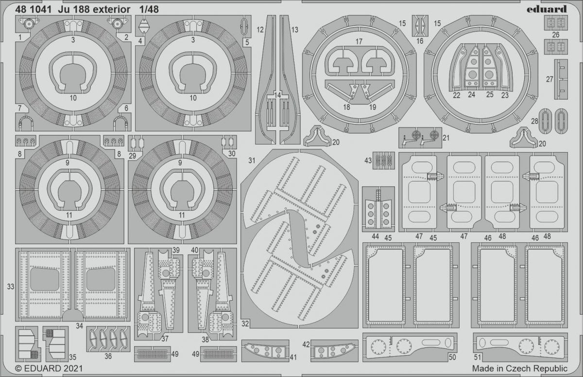 Eduard BIG49281 Ju 188 REVELL 1/48 – zdjęcie 3