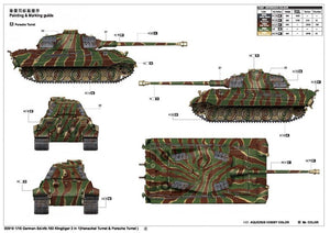 Trumpeter 00910 German Kingtiger 2in1 (Henschel Turret Porsche Turret) 1/16 – zdjęcie 3