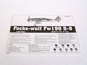 Trumpeter 02411 Focke-wulf Fw190 D-9 1/24 – immagine 3
