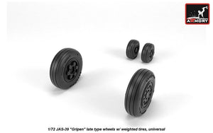 Armory Models AW72504 JAS-39 Gripen wheels w/ weighted tires, late 1/72 – zdjęcie 4