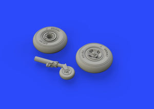 Roues Eduard 672146 Spitfire Mk. VIII - 4 rayons avec pneu lisse EDUARD 1/72 – image 4