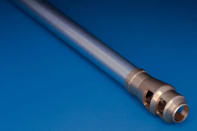RB Model 35B129 AUF1 155mm L/39 Gun barrel for French self propelled artillery designed for Meng model 1/35 – immagine 2