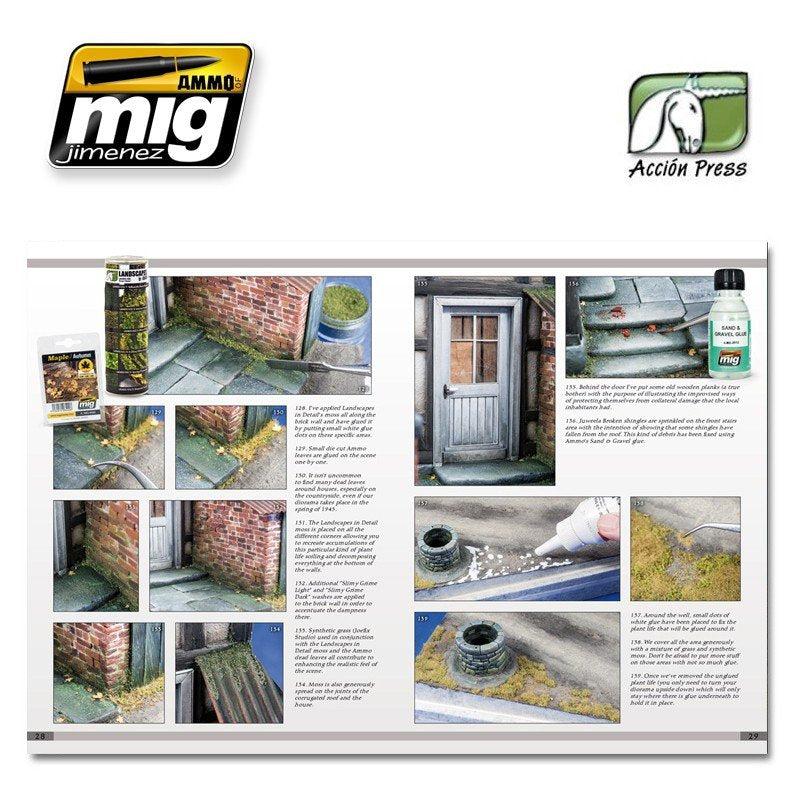 AMMO of Mig EURO0012 Jimenez LANDSCAPES OF WAR: THE GREATEST GUIDE - DIORAMAS Vol.III - Rural Enviroments (English) – immagine 3