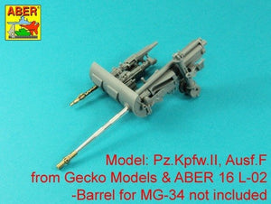 Aber 16L-23 Lufa do działka 2cm Kw.K. 30 do niemieckich czołgów Panzer II Sd.Kfz.121 / Barrel for 2 cm Kw.K. 30 for German Light Tanks Pz.Kpfw. II, Ausf. A-F (Sd.Kfz.121) 1/16 – zdjęcie 5