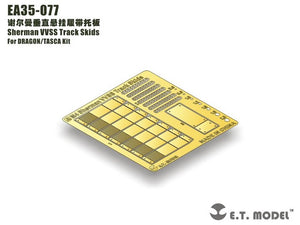 E.T. Model EA35-077 Sherman VVSS Track Skids For DRAGON Kit 1/35 – imagen 3