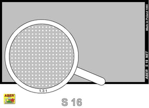 Aber S-16 Drilled plate 0,9 mm – immagine 2