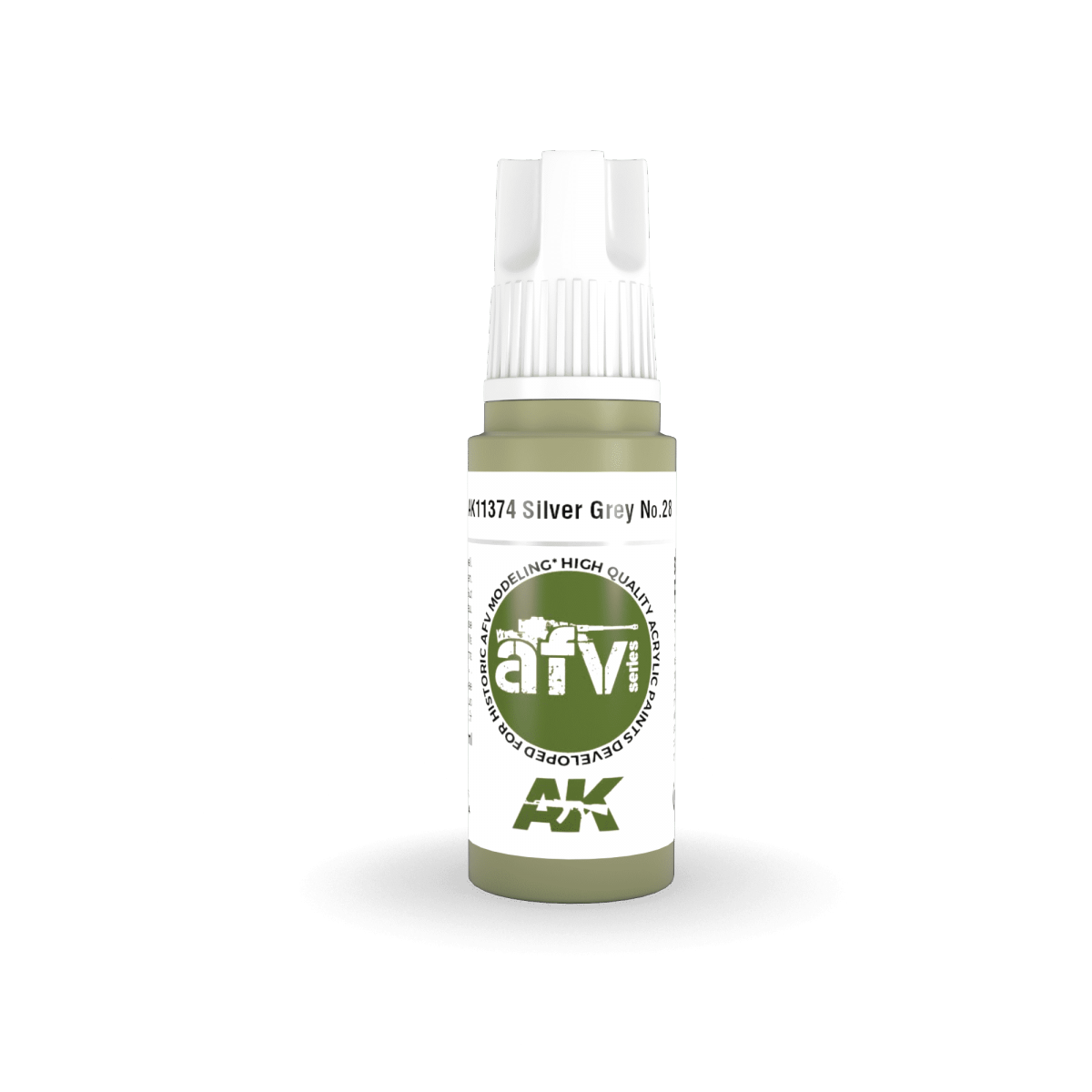 AK Interactive AK11374 Silver Grey No.28 17ml – imagen 2