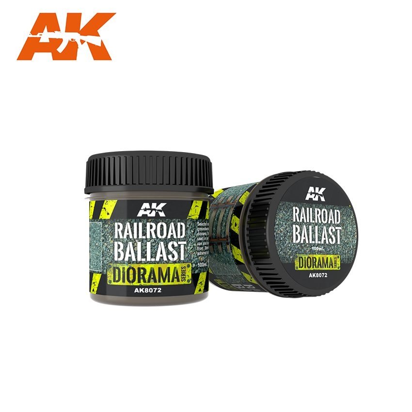 AK Interactive AK8072 RAILROAD BALLAST / Podsypka kolejowa