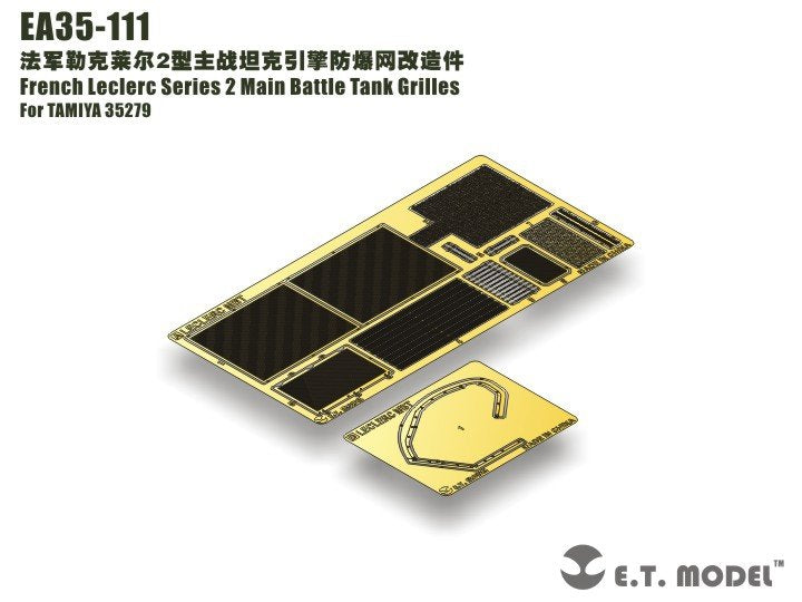 E.T. Model EA35-111 French Leclerc Series 2 Main Battle Tank Grilles For TAMIYA Kit 1/35 – Bild 2