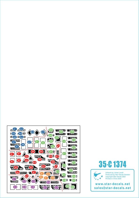 Star Decals 35-C1374 A34 Comet British WW2 markings 1/35 – image 2
