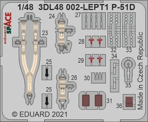 Eduard 3DL48002 P-51D-5 SPACE 1/48 – image 2