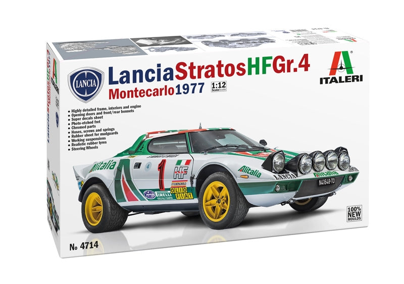 Italeri 4714 Lancia stratos HF Gr.4 Monte Carlo 1977 1/12 – imagen 2